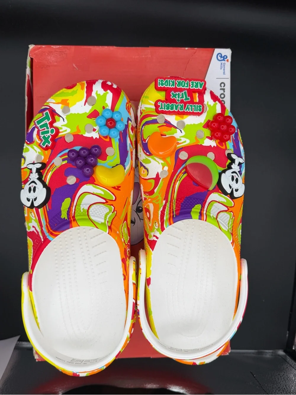 Crocs Classic Clog - Trix Limited Edition Neon Multi New in special box 12 M